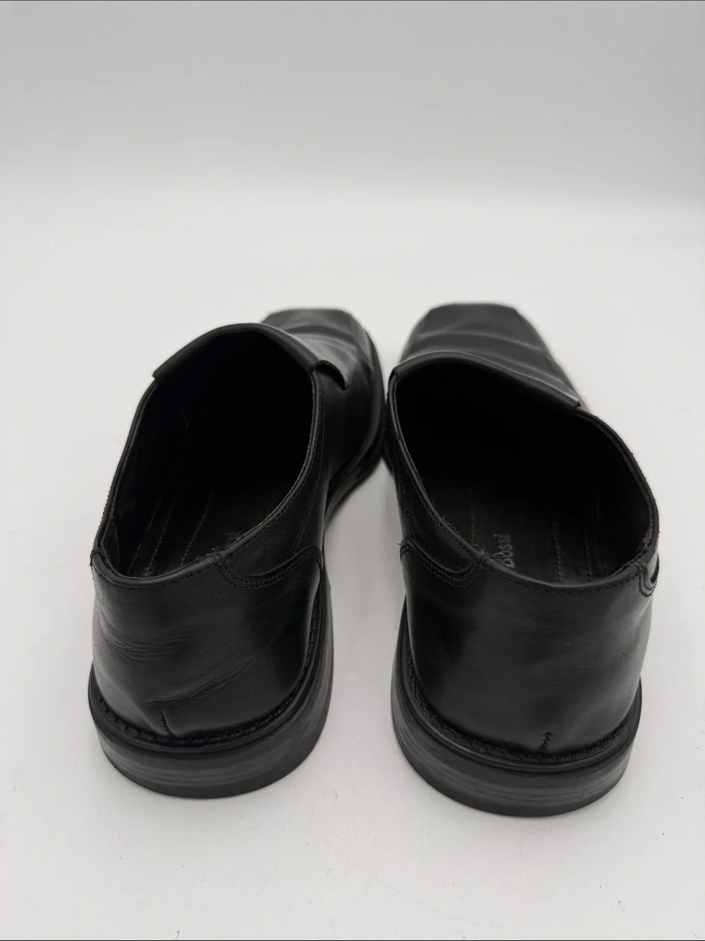 Stephan bossi Men's Black Slip-On Dress Shoes 10.5M casual office Y2K grandpa